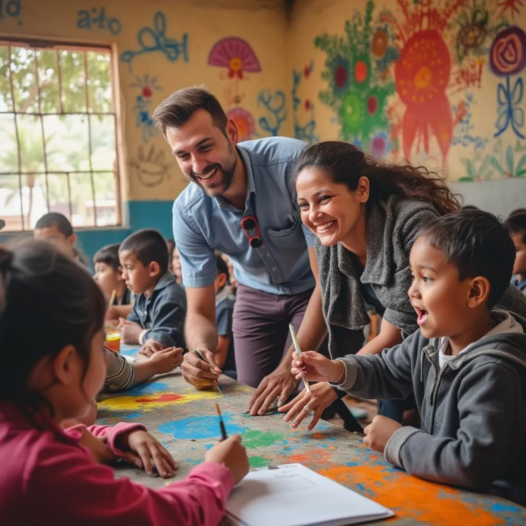 Fundación YPF en actividad comunitaria